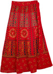 Monarch Ethnic Wrap Skirt