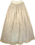 Golden Fern Crinkle Long Skirt