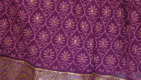 Grape Azure Gold Fashion Skirt