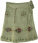 Bohemian Boho Gypsy Wrap Around Skirt
