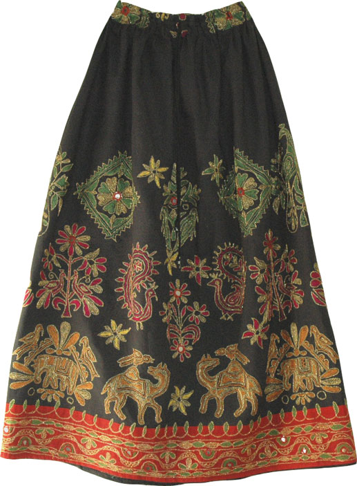 Evening Wear Designer Women`s Long Skirt