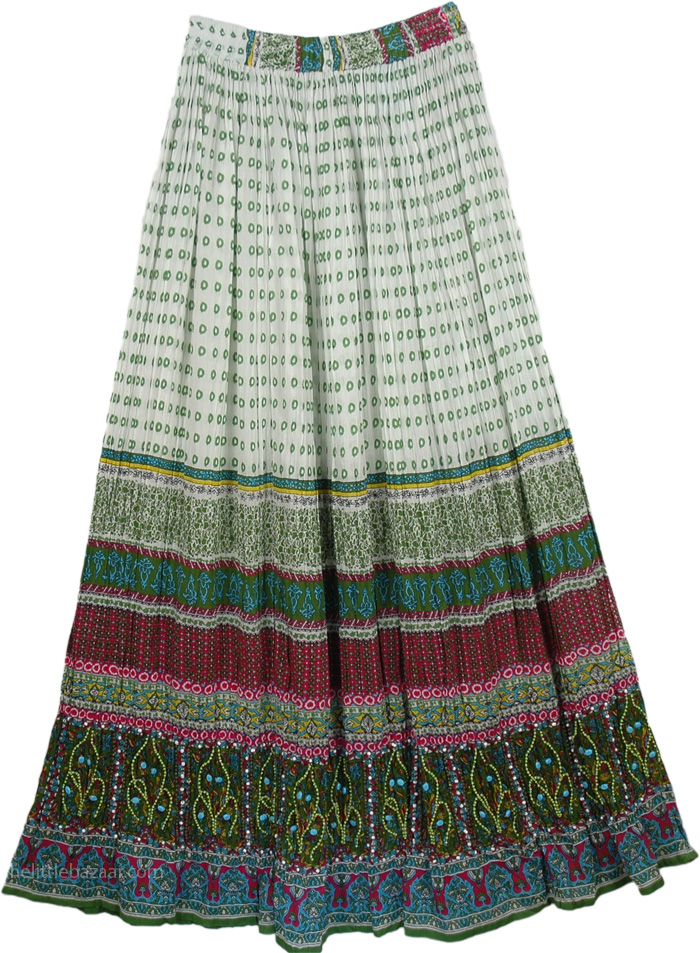 Summer Breeze Cotton Beaded Tall Skirt | Clothing | Tall