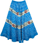 Blossom Blue Summer Party Skirt [3330]