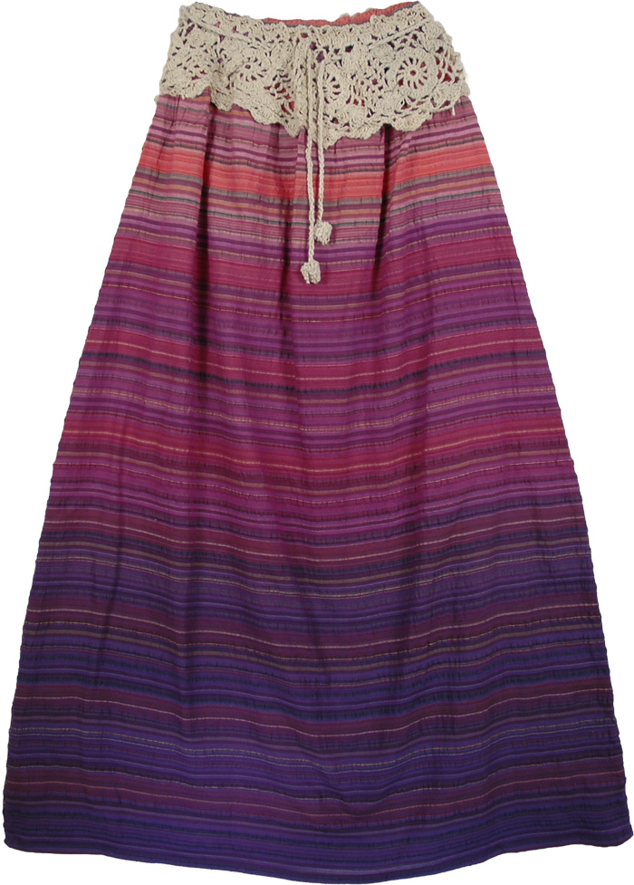 Genteel Cotton Crochet Skirt