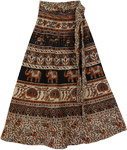 inka Animals Ethnic Wrap Long Skirt