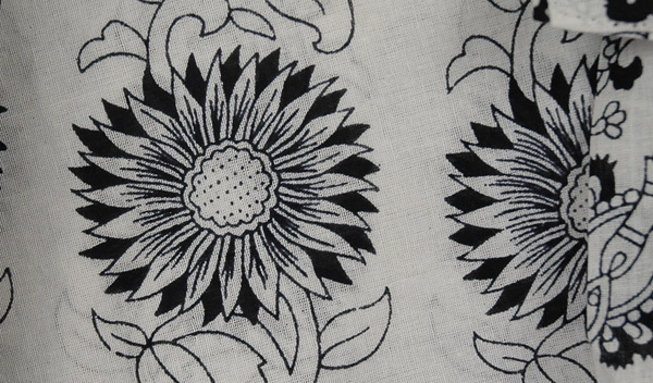 Bloom Black White Wrap Long Skirt