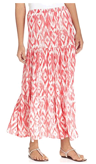 Amaranth Freedom Maxi Skirt