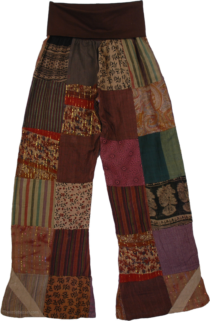Yoga Lounge Patchwork Trousers