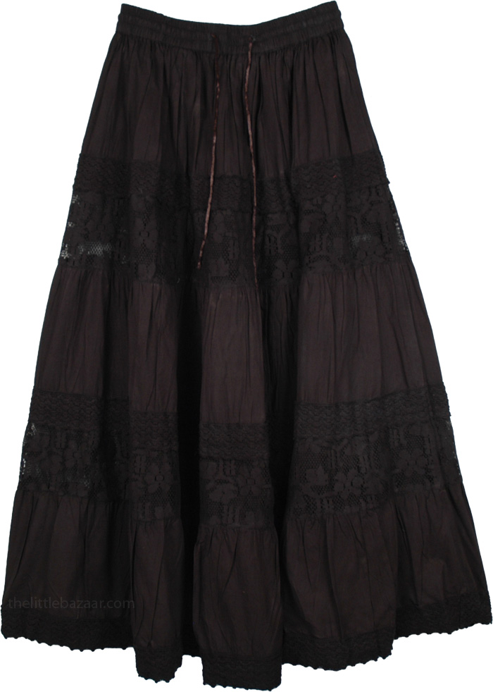 Nova All Black Skirt