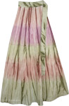 Allure Green Romantic Wrap Skirt