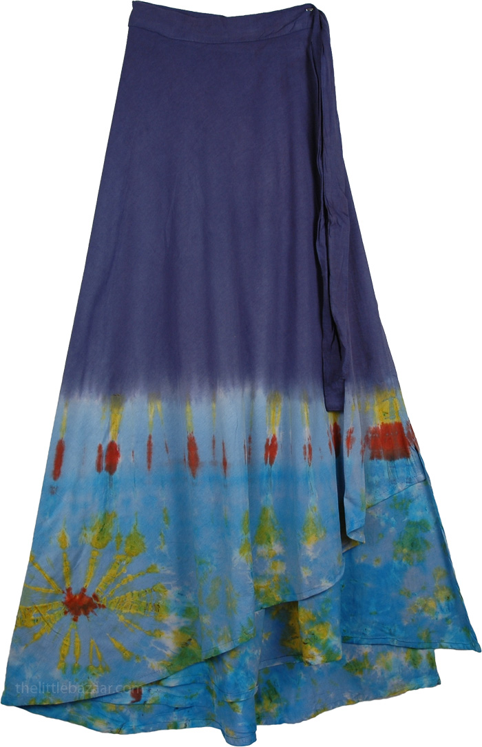 Mirage Wrap Around Comfort Cotton Knit Skirt