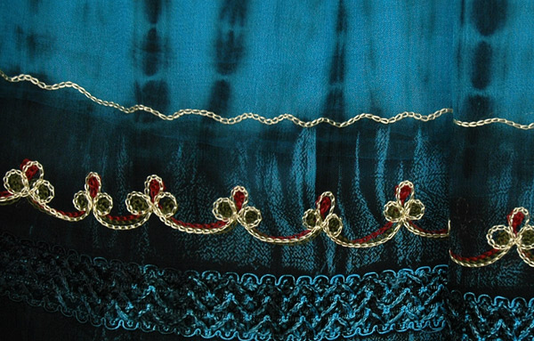 Courtesan Blue Gorgeous Long Skirt