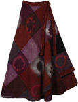Purple Espresso Wrap Fall Skirt