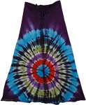 Revol Wine Berry Tie Dye Skirt