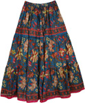 Vintage Style Patchwork Colorful Gypsy Skirt