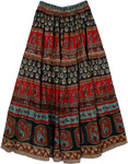 Tribal Printed Cotton with Tinsel Skirt