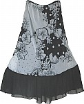 Floral Print Womens Long Skirt