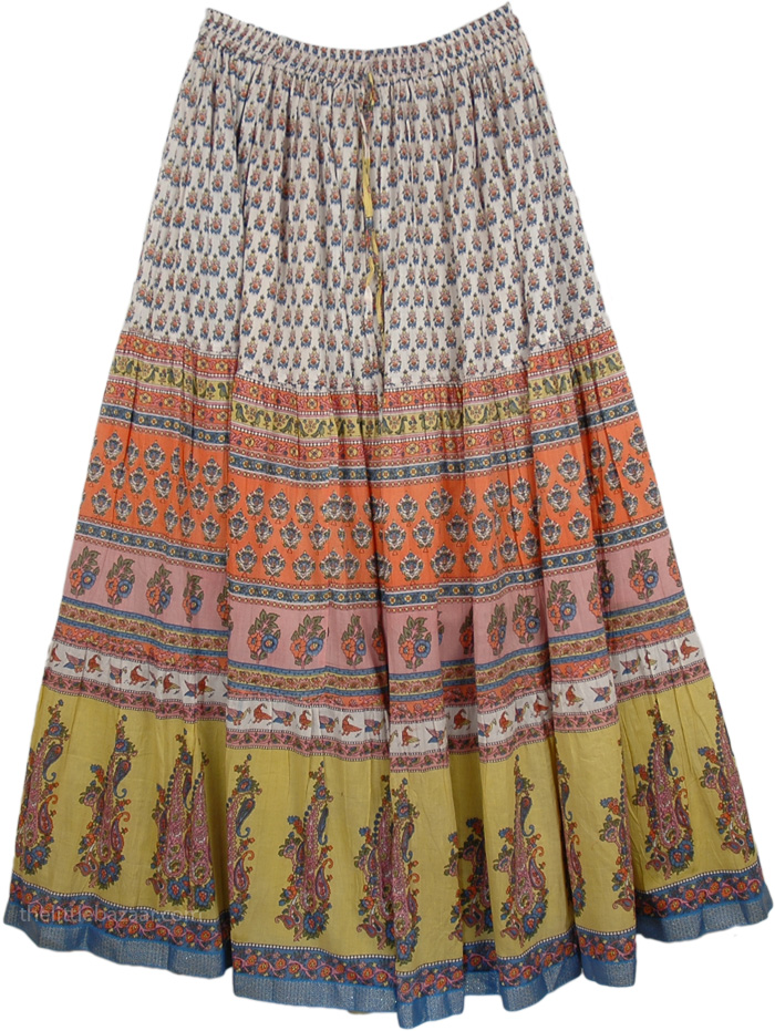 Sale:$11.99 The Pastels Cotton Long Skirt | Clearance | Printed, Sale ...