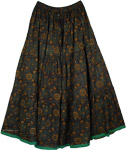 Dark Sienna XL Long Skirt