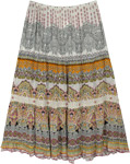 Amour Jaipur XL Long Skirt with Lace and Rhinestones