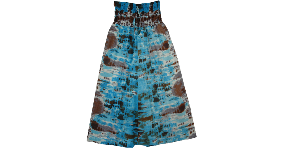 Sale:$7.99 Bonanza Fiesta Smocked Skirt | Clearance | Tie-Dye, Sale|7.99|