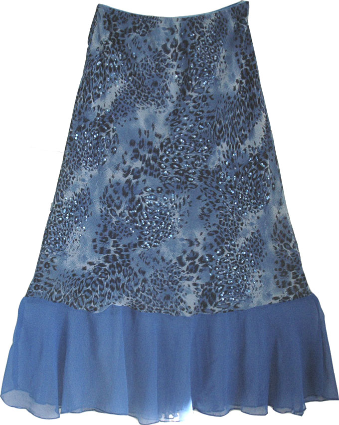 Animal Print Womens Long Skirt