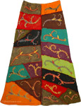 Himalayan inspired Embroidered Hippie Skirt