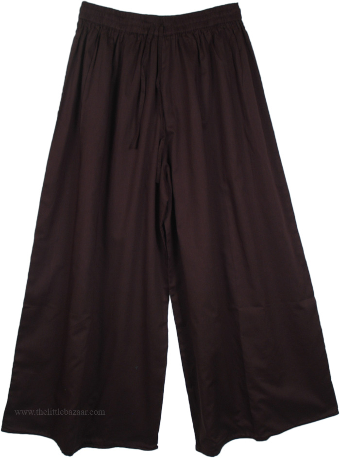 Night Rider Wide Leg Split Pant Skirt