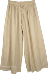 Sorrell Brown Wide Leg Split Pant Skirt