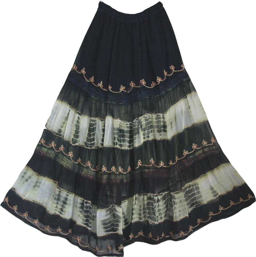 Womens Long Black Skirt Fall Fashion