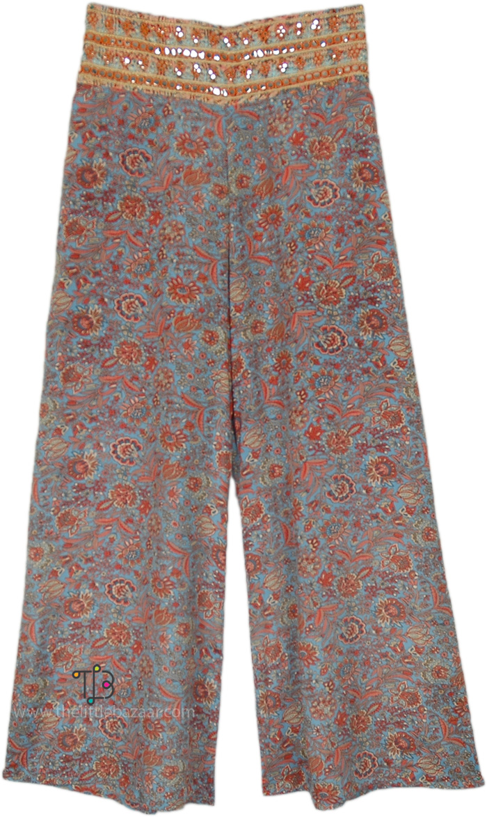 Orangina Glitter Soft Wide Leg Pants