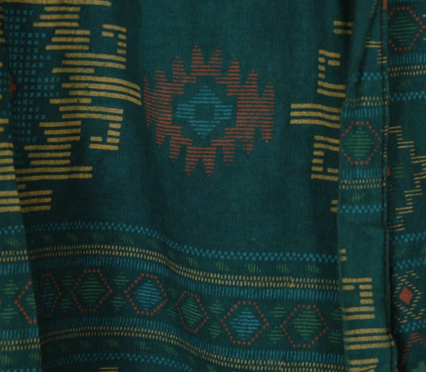 Green Love Bohemian Slit Palazzo Pants