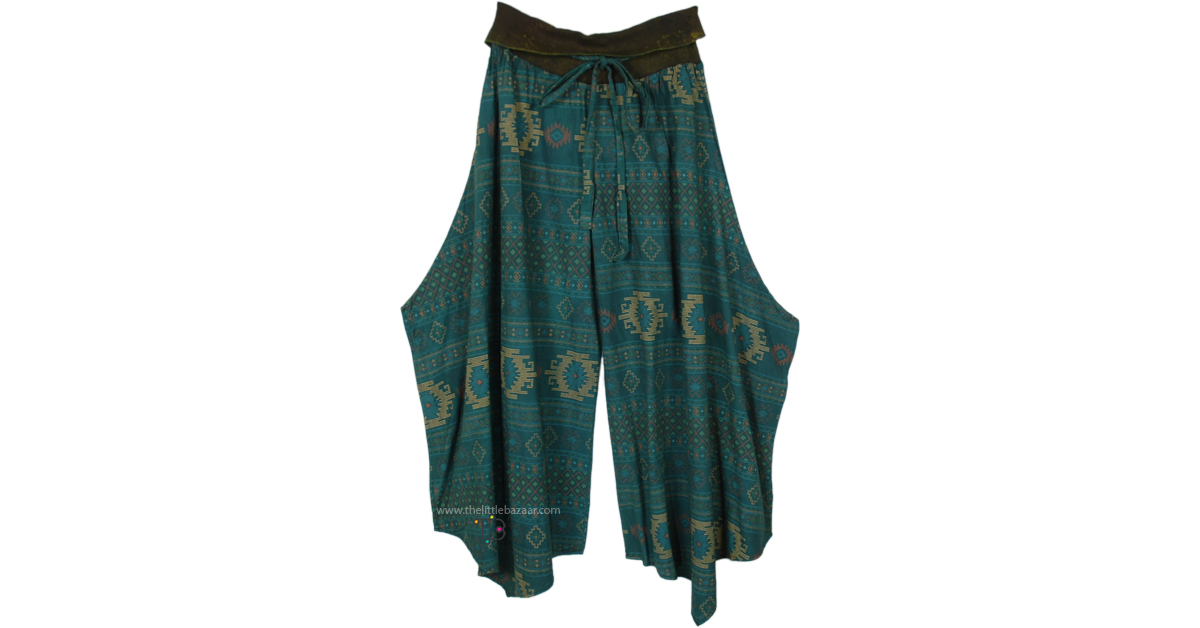 Hippie Flare Broek | Koningin van de dansvloer met deze mooie Flare Broek! - Feestartikelen