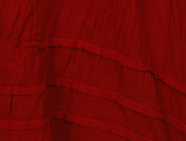 Red Berries Wide Leg Shirred Waist Palazzo Pants