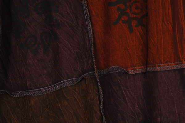 Baggy Relaxed Fit Mixed Patchwork Harem Pants