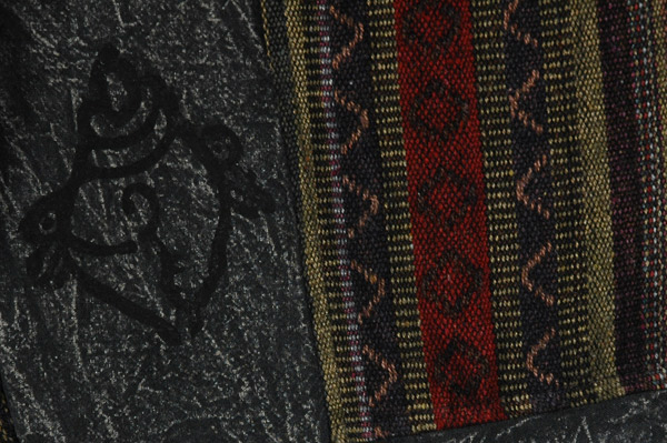 Charcoal Patchwork Hippie Tribal Unisex Pants