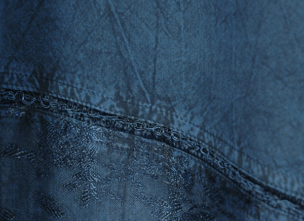 Electric Blue Handkerchief Hem Western Skirt