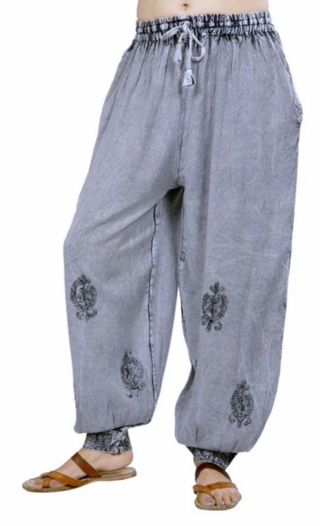 Grey Waters Bohemian Harem Pants