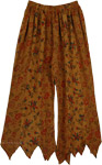 Boho Scallops Karma Split Skirt Pants