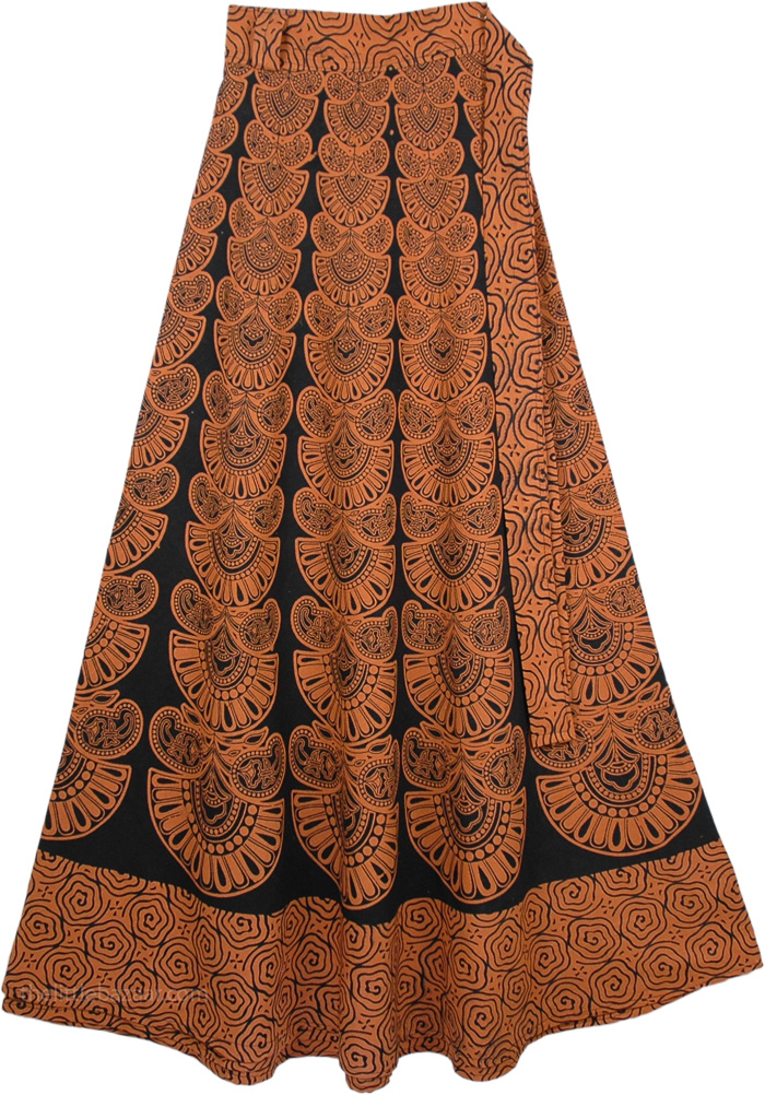 Eclipse Long Wrap Around Skirt