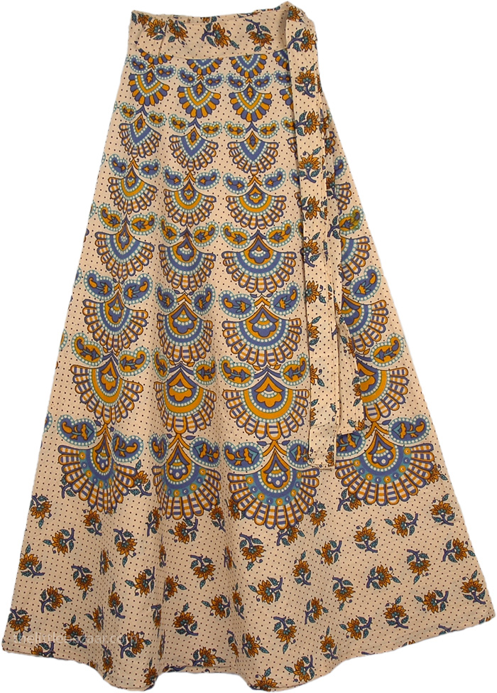 Malta Ethnic Wrap Around Skirt