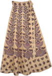 Madonna Purple Wrap Around Skirt