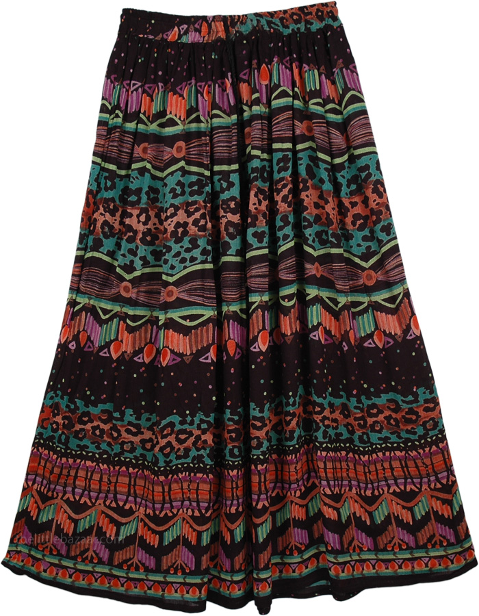 Tribal Dance Colors Skirt