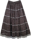 Starry Night Brocade Skirt