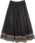 Braided Multicolored Border Skirt