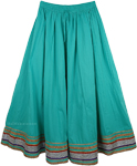Emerald Green Moroccan Skirt