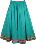 Monarch Border Festive Long Skirt