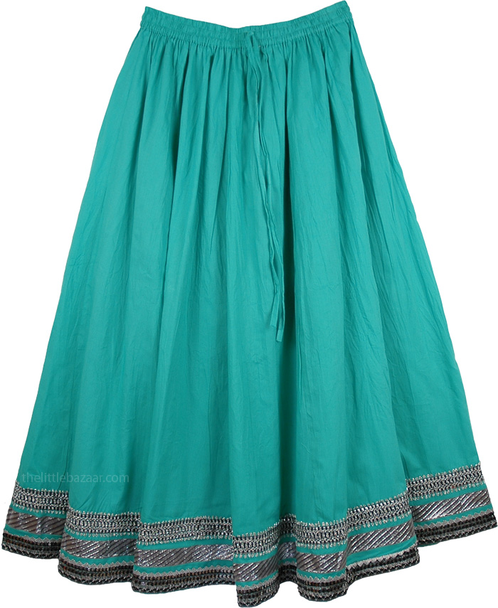 Emerald Green Summer Breeze Skirt