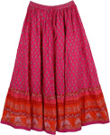 Hibiscus Cotton Patio Skirt