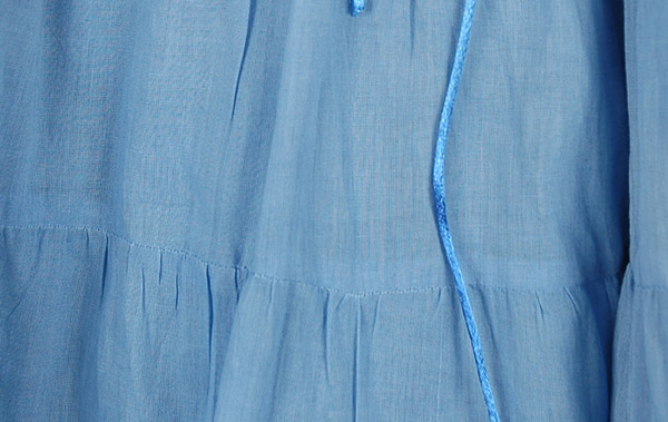 Glacier Blue Light Cotton Skirt